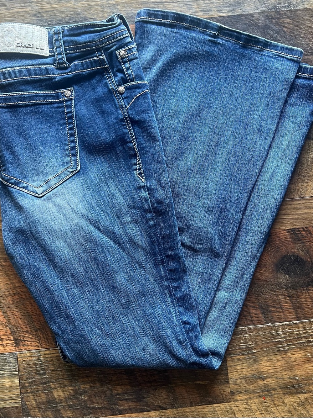 Grace Women’s Blue Boot Cut Jeans